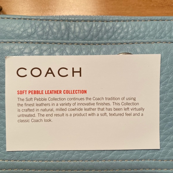 Coach Leather Wristlet - Picture 2 of 4